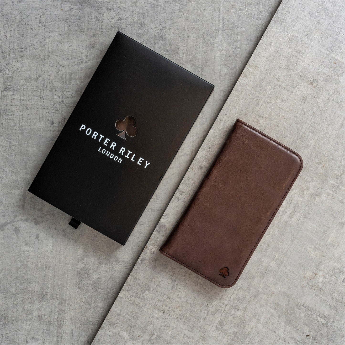 iPhone 5S / 5 Leather Case. Premium Slim Genuine Leather Stand Case/Cover/Wallet (Chocolate Brown)