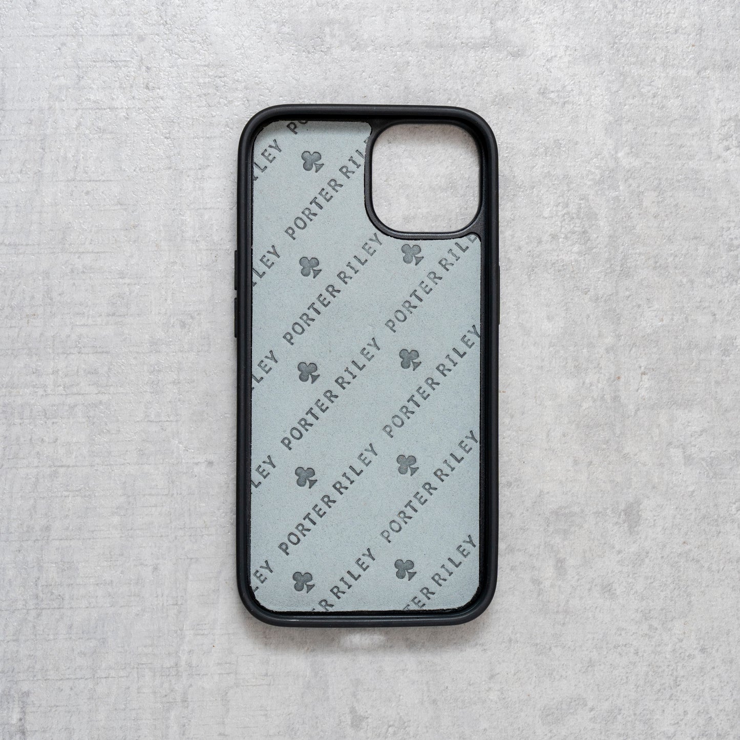 PORTER RILEY - Leather Case for iPhone 13 Mini. Premium Genuine Leather Slim Back/Bumper/Shell/Shockproof Case