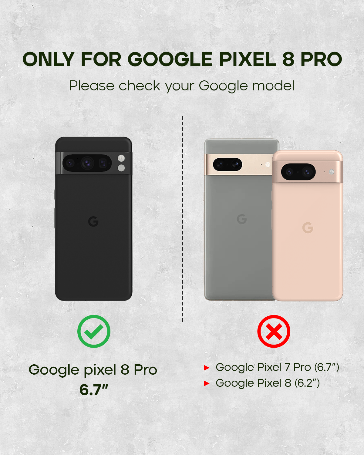 Google Pixel 8 Pro Leather Case. Premium Slim Genuine Leather Stand Case/Cover/Wallet