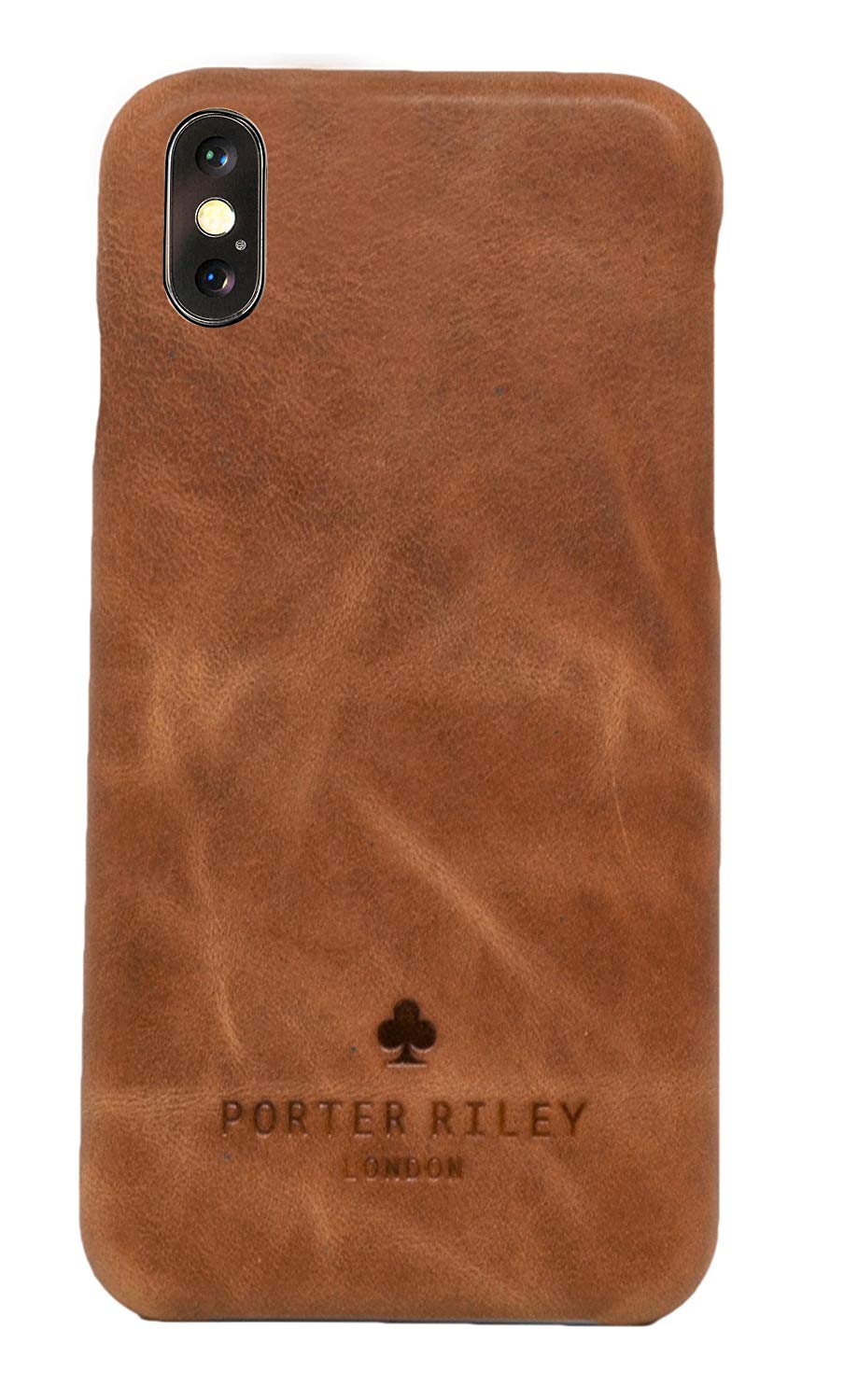 PORTER RILEY - Leather Case for iPhone XR. Premium Genuine Leather