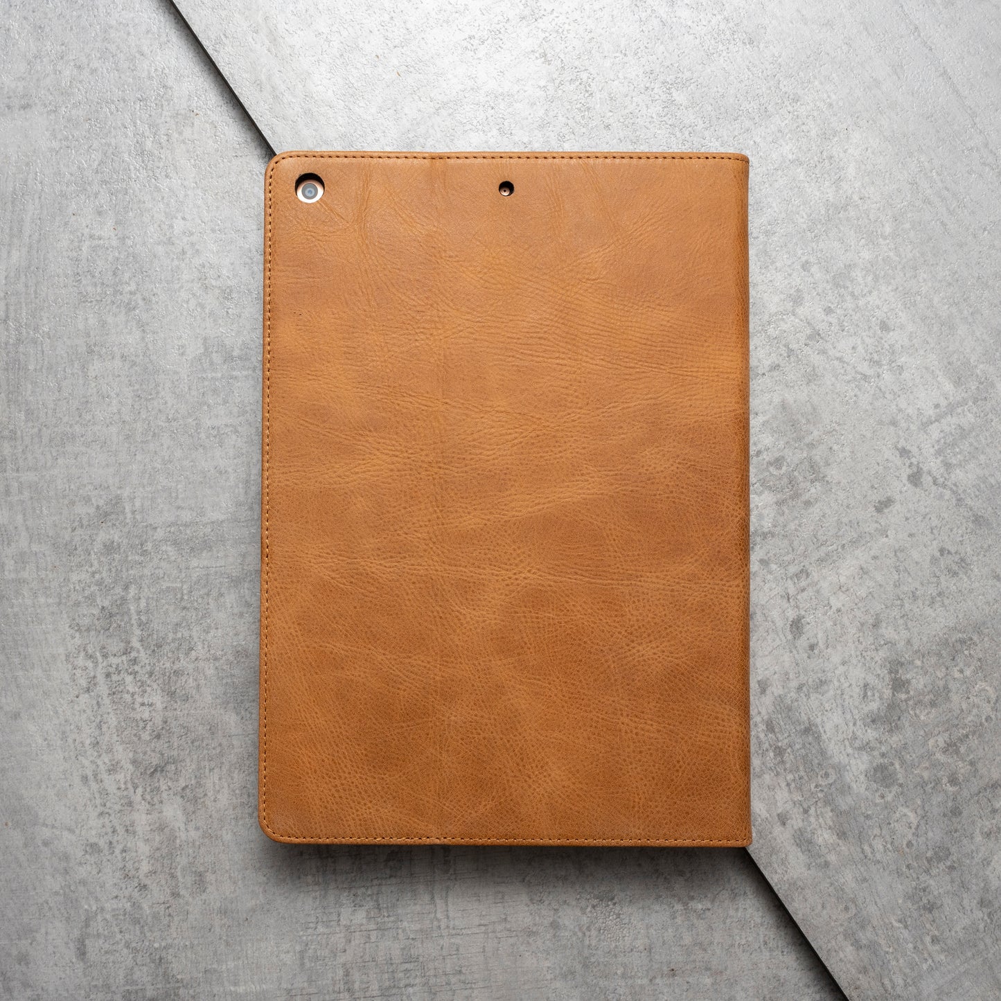 Porter Riley - Leather Case for iPad 9.7" 2017/2018 5th and 6th Generation. Premium Genuine Leather Stand/Cover/Flip Case (Tan)