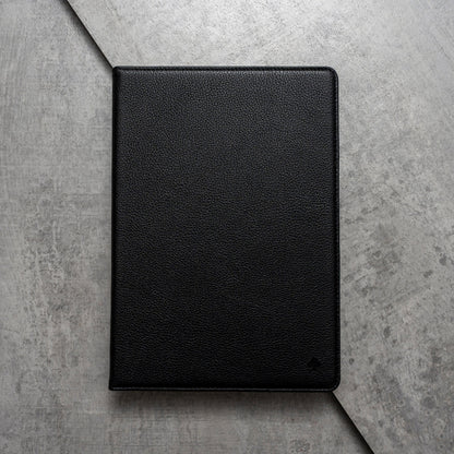 iPad Pro 10.5" (iPad Pro 2) Leather Case. Premium Slim Genuine Leather Stand Case/Cover/Wallet (Pure Black)