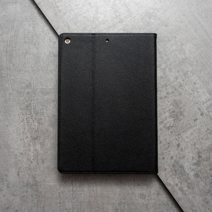 iPad Pro 11" 2018 Release Leather Case. Premium Genuine Leather Stand/Cover/Flip Case (Black)