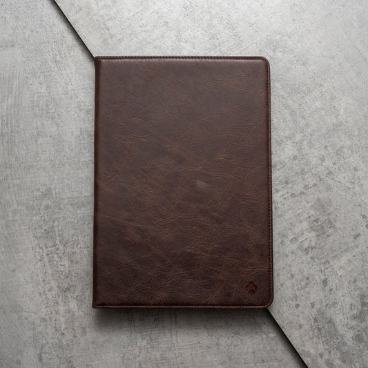 iPad Pro 11" 4th, 3rd, 2nd & 1st Gen - 2022 / 2021 / 2020 / 2018 Release. Premium Genuine Leather Stand/Cover/Flip Case (Chocolate Brown)