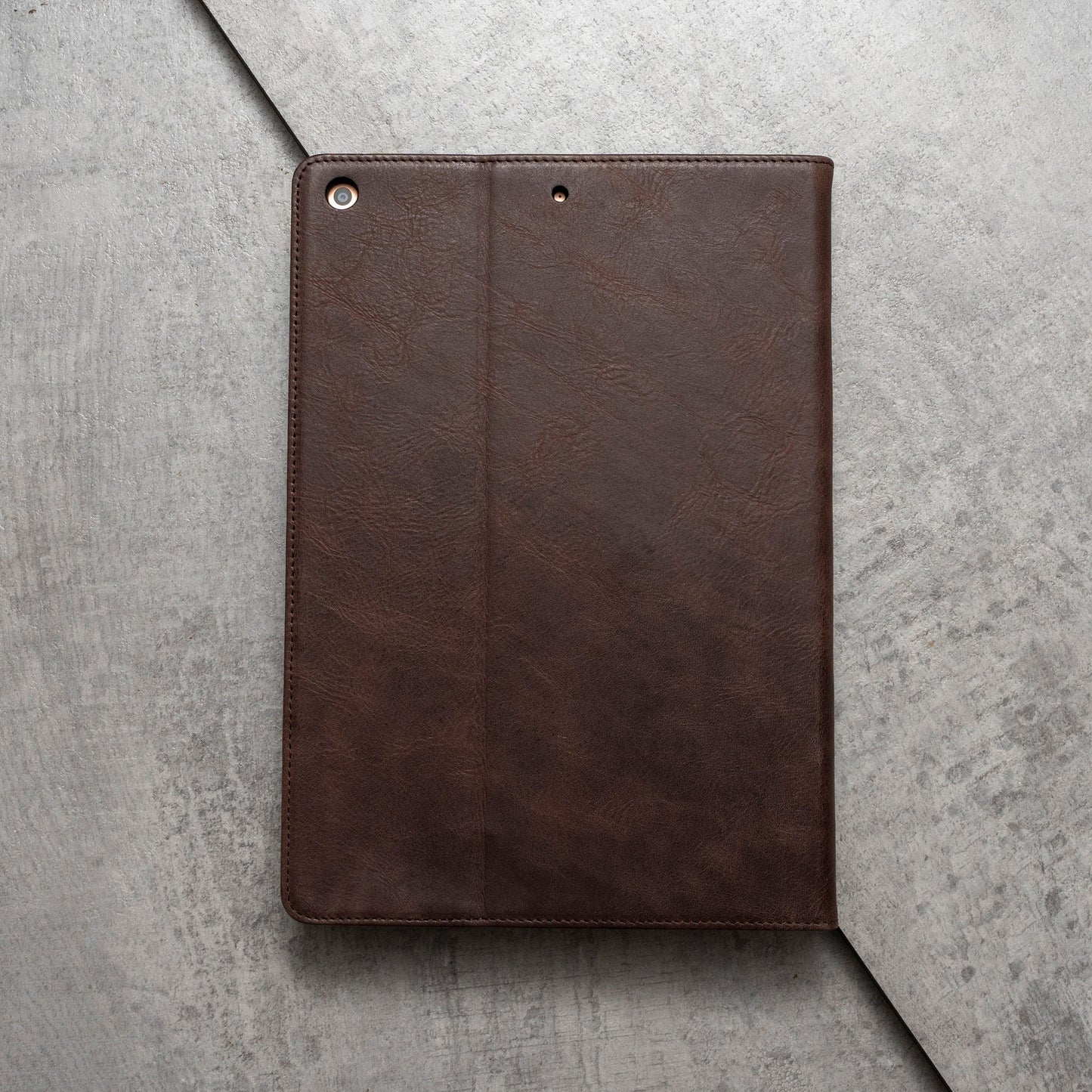 iPad 10.2" 7th/8th Generation Leather Case. Premium Genuine Leather Stand/Cover/Flip Case (Chocolate Brown)