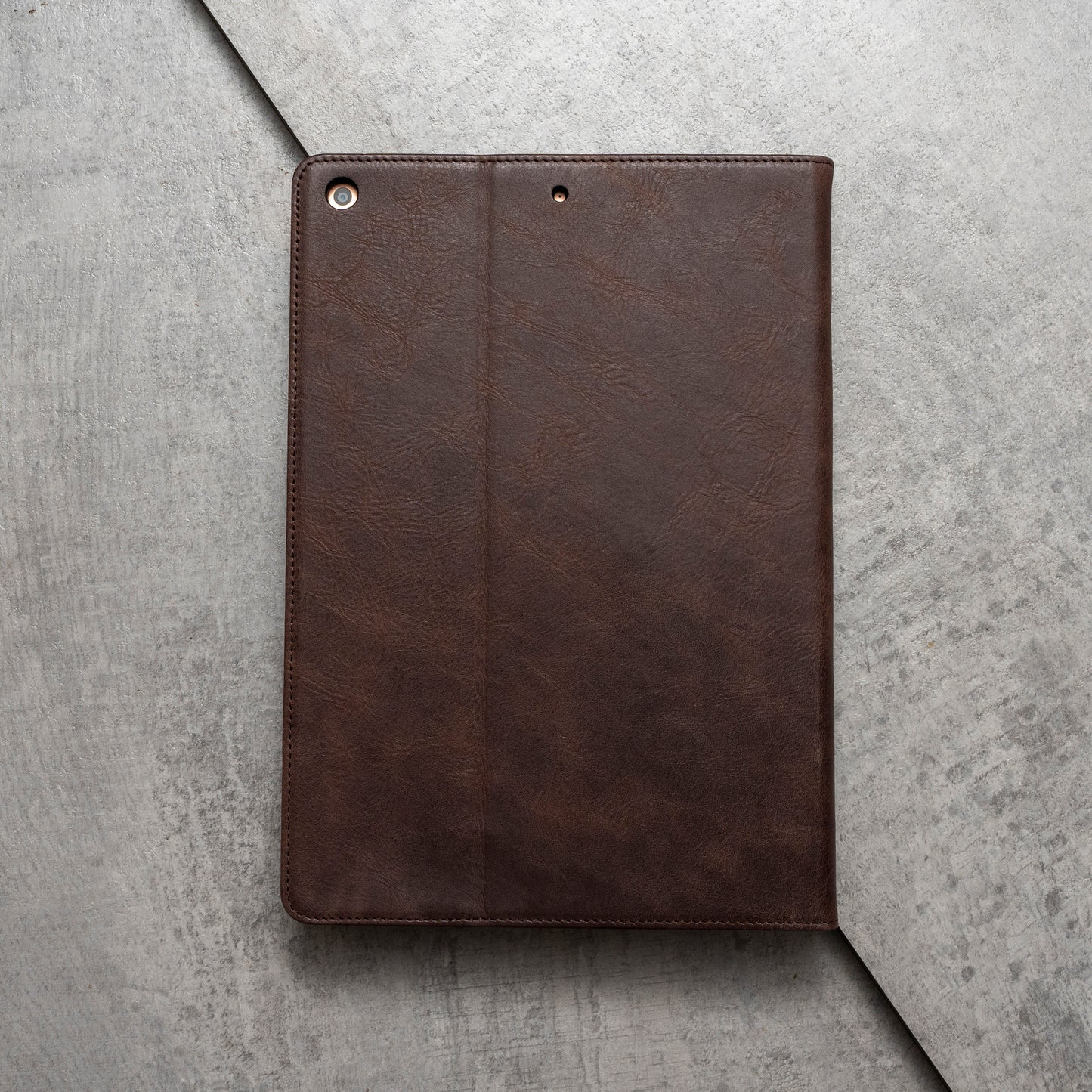 Porter Riley - Leather Case for iPad 9.7" 2017/2018 5th and 6th Generation. Premium Genuine Leather Stand/Cover/Flip Case (Chocolate Brown)