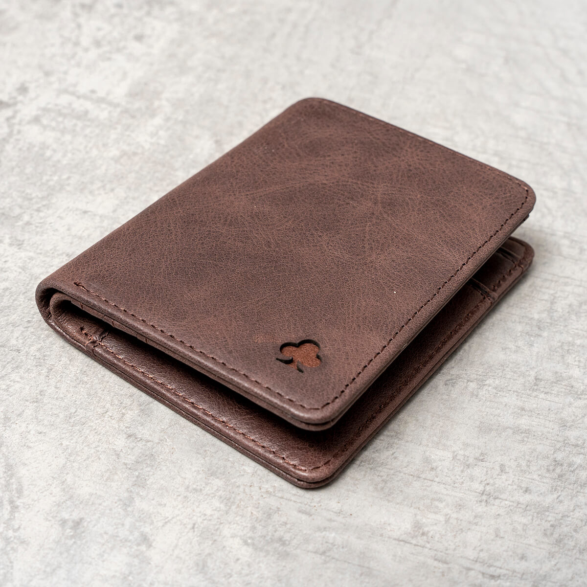 Porter Riley - Genuine Leather Men’s Billfold Wallet (RFID Blocking with 5 Credit Card Slots) Microfibre Lined Cash Compartment (Bifold) (Chocolate Brown)
