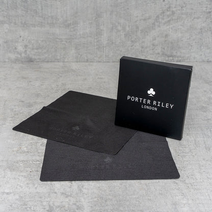 PORTER RILEY - Microfibre Cleaning Cloth (Pack of 2) for Device/Car Screens and Camera Lenses [Chemical Free] [Highly Absorbent] [Anti Static] [Ultra Soft] - SMALL