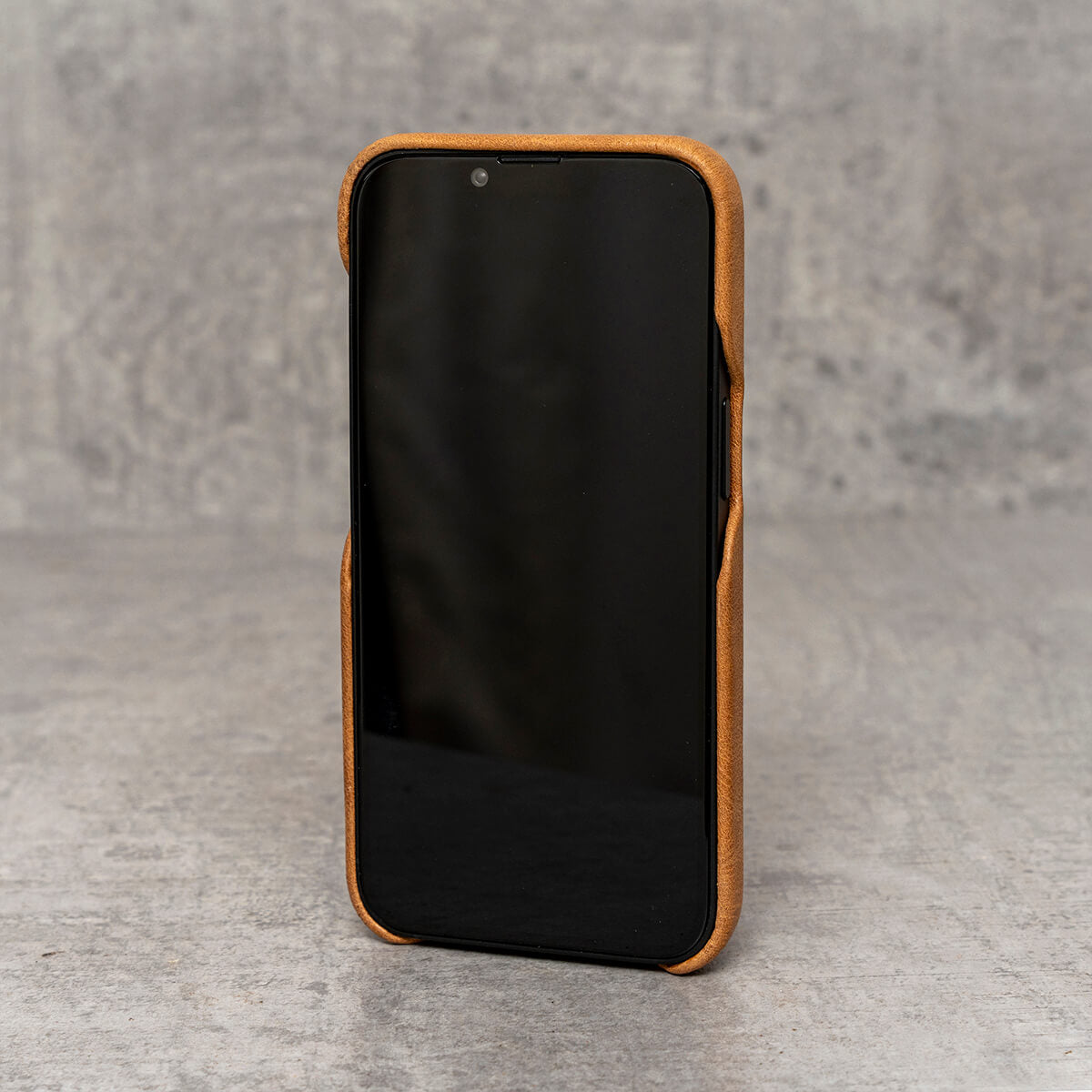 iPhone 11 Pro Leather Case. Premium Slimline Back Genuine Leather Case (Tan)