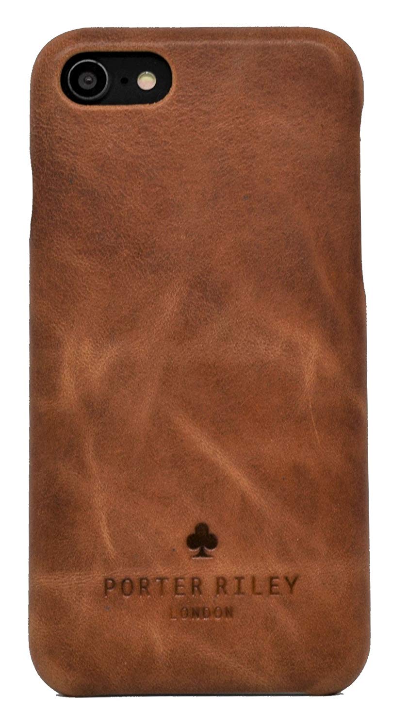 iPhone 6 Plus / 6S Plus Leather Case. Premium Slimline Back Genuine Leather Case (Tan)