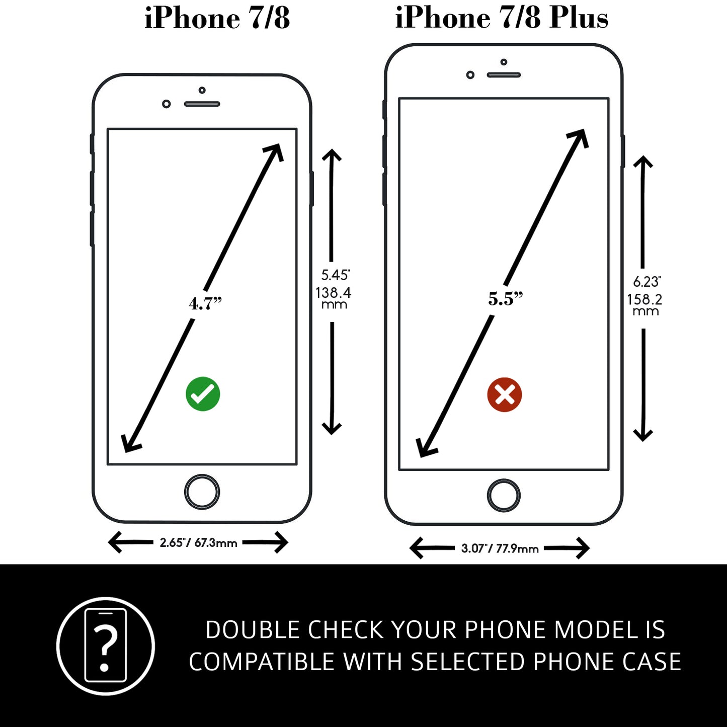 iPhone SE 2020 & iPhone 7 / 8 Leather Case. Premium Slimline Back Genuine Leather Case (Tan)