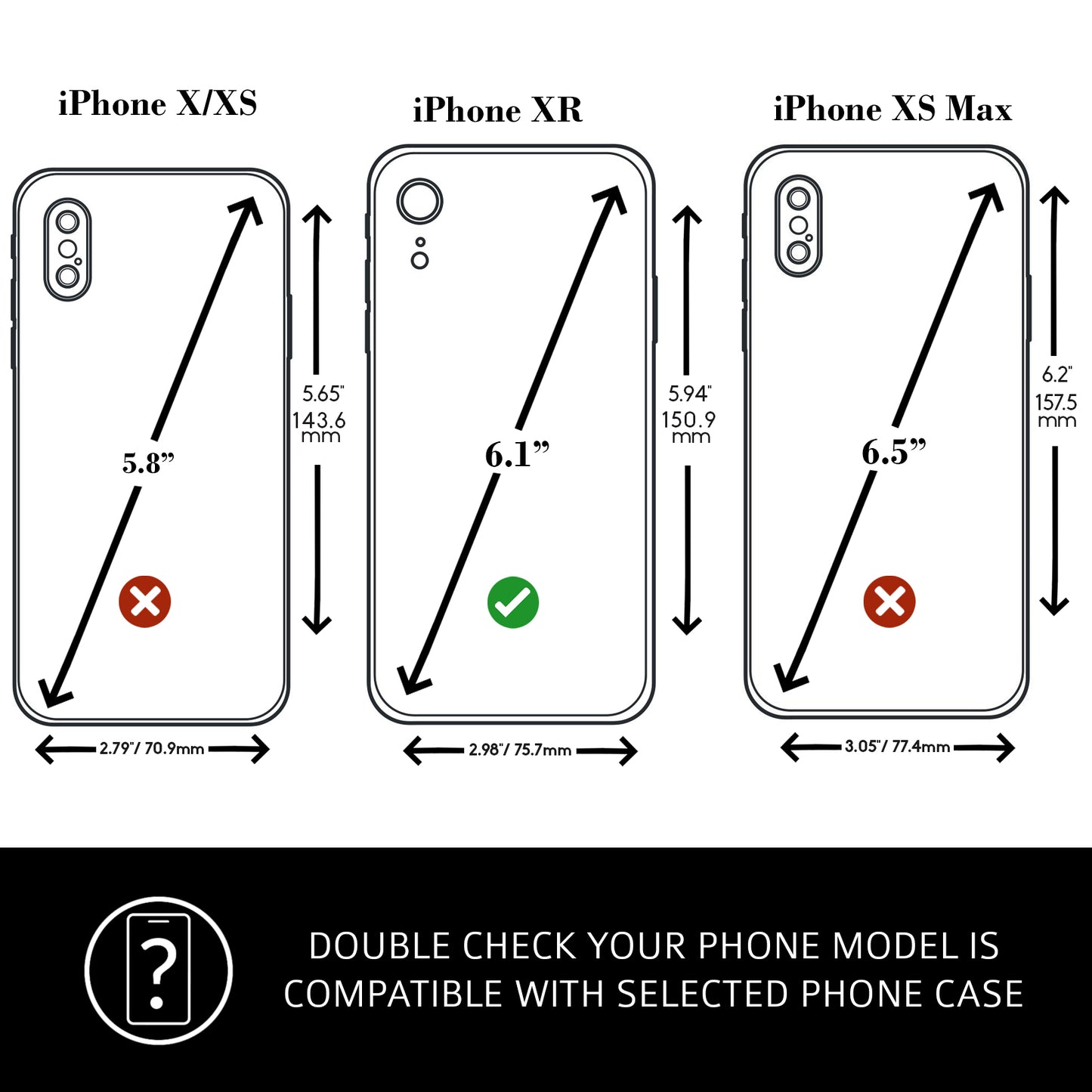 iPhone XR Leather Case. Premium Slimline Back Genuine Leather Case (Tan)