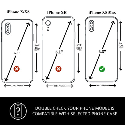 iPhone XS Max Leather Case. Premium Slimline Back Genuine Leather Case (Chocolate Brown)
